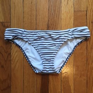 Victoria’s Secret Black + White Swim Bikini Bottom